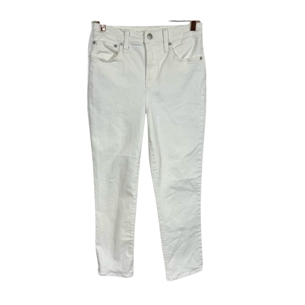 Madewell The Petite Perfect Vintage High Rise 90s Mom Jean in Tile White NE027 - Picture 4 of 6